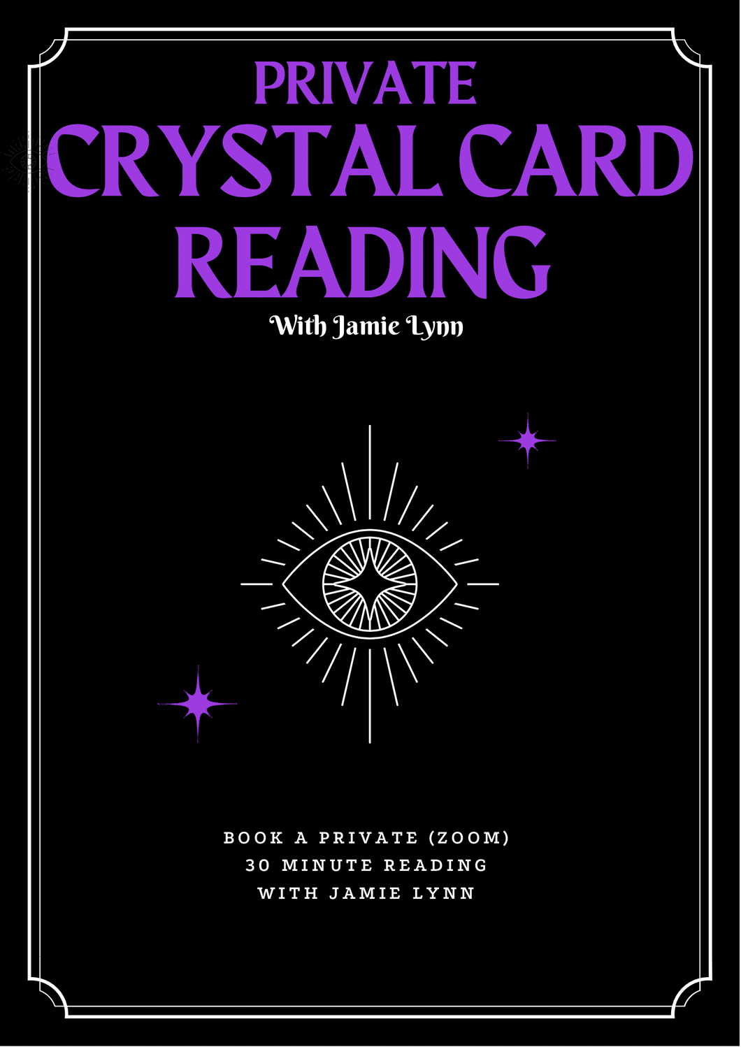 Private Crystal Card Reading (Zoom)