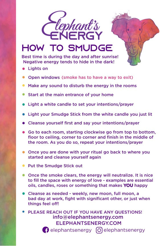 HOW TO SMUDGE 