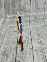 Load image into Gallery viewer, Chakra Bracelet 6mm with Tassel
