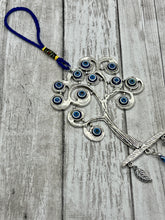 Load image into Gallery viewer, Evil Eye Wall Hanging Tree of Life
