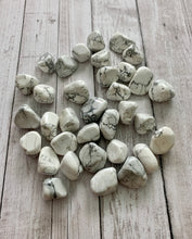 Load image into Gallery viewer, White Howlite Tumbled Crystal
