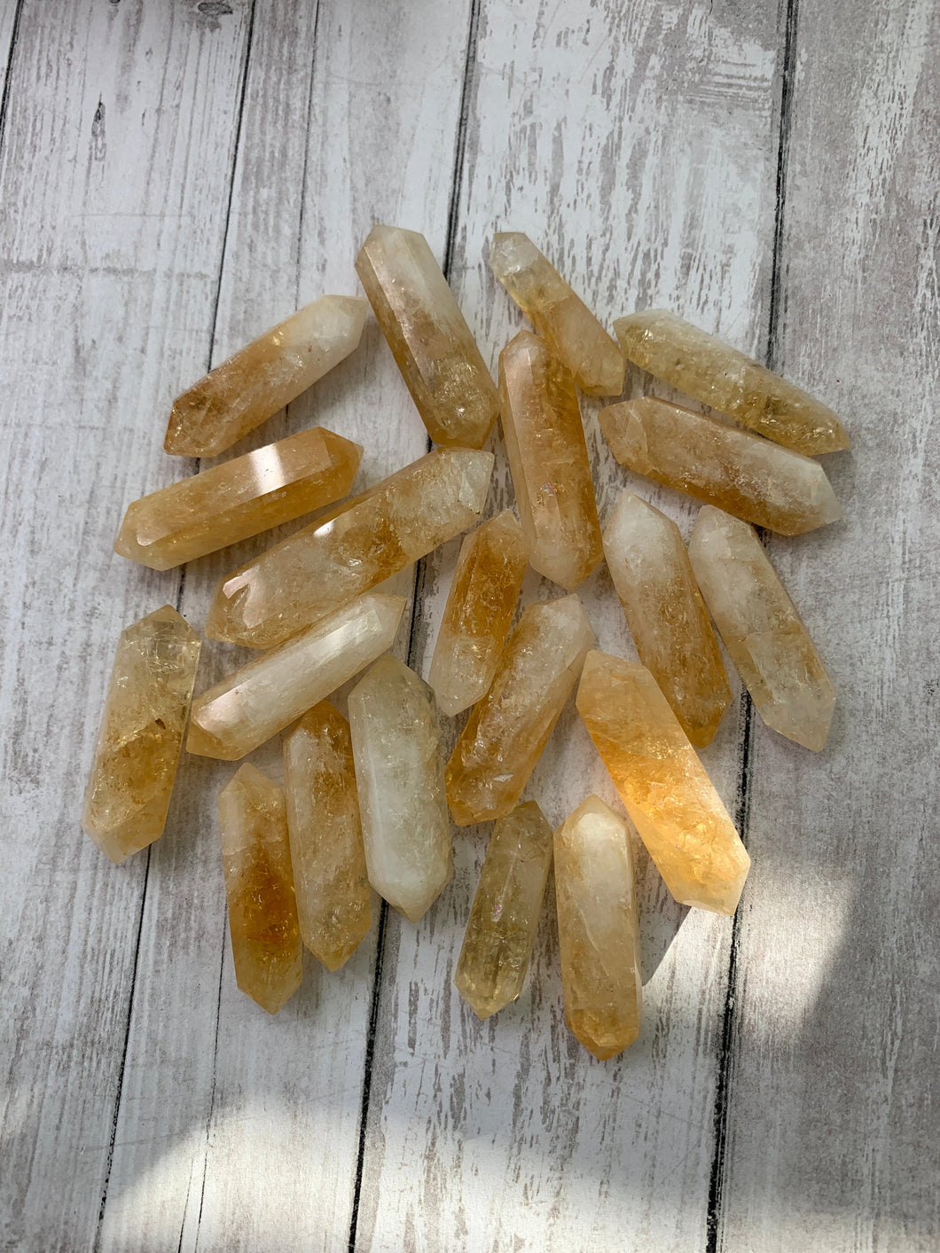 Citrine Double Terminated Polished Points