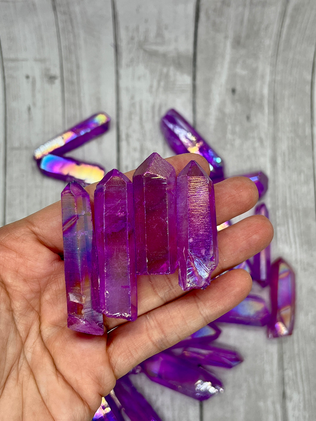 Violet Aura Quartz / Purple Aura Quartz Points