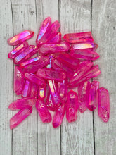 Load image into Gallery viewer, Rose/Pink Aura Quartz Points
