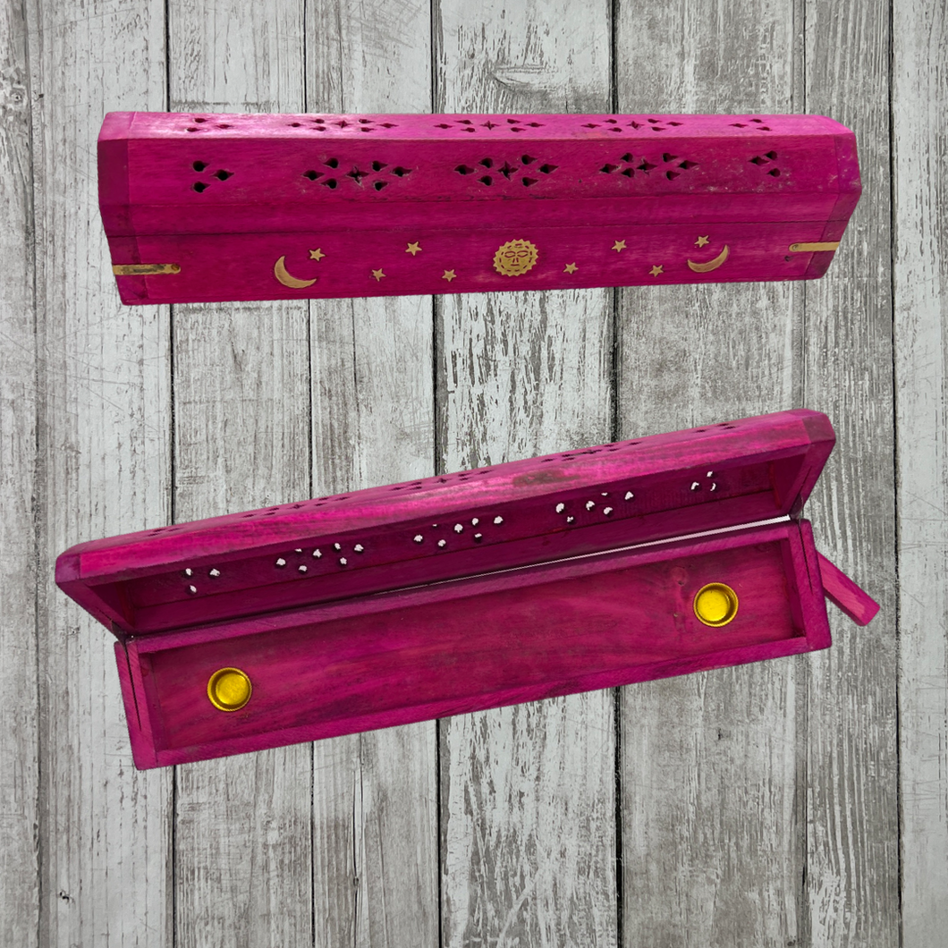 Incense Box / Coffin - Pink
