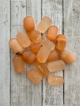 Load image into Gallery viewer, Orange Selenite Tumbled Crystal
