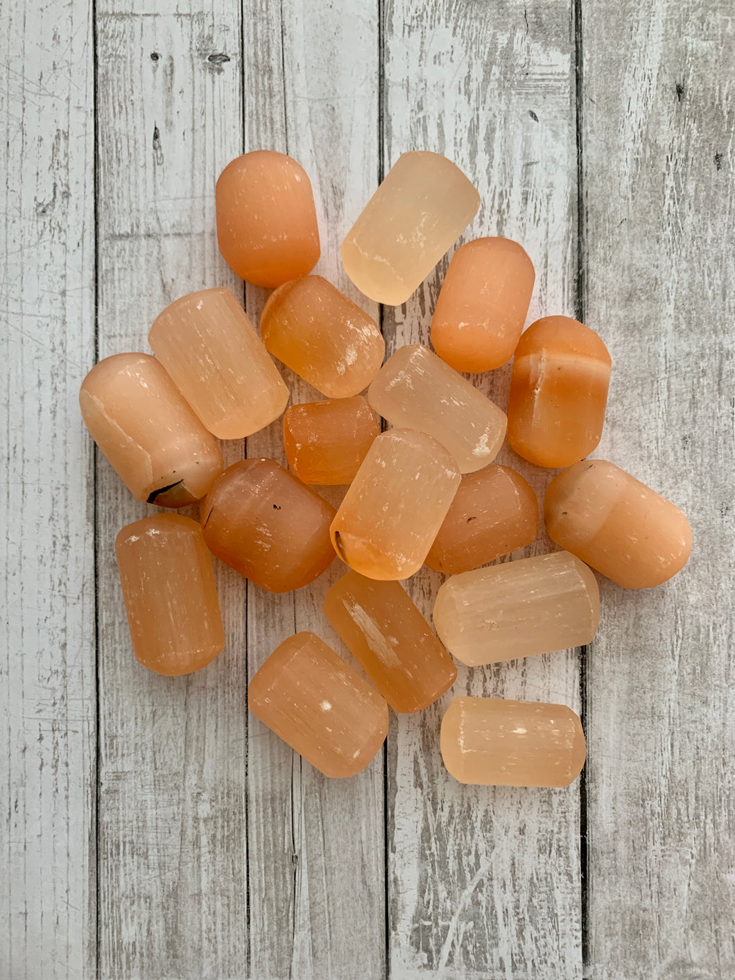 Orange Selenite Tumbled Crystal
