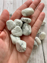 Load image into Gallery viewer, White Howlite Tumbled Crystal
