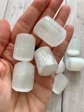 Load image into Gallery viewer, Selenite Tumbled Crystal
