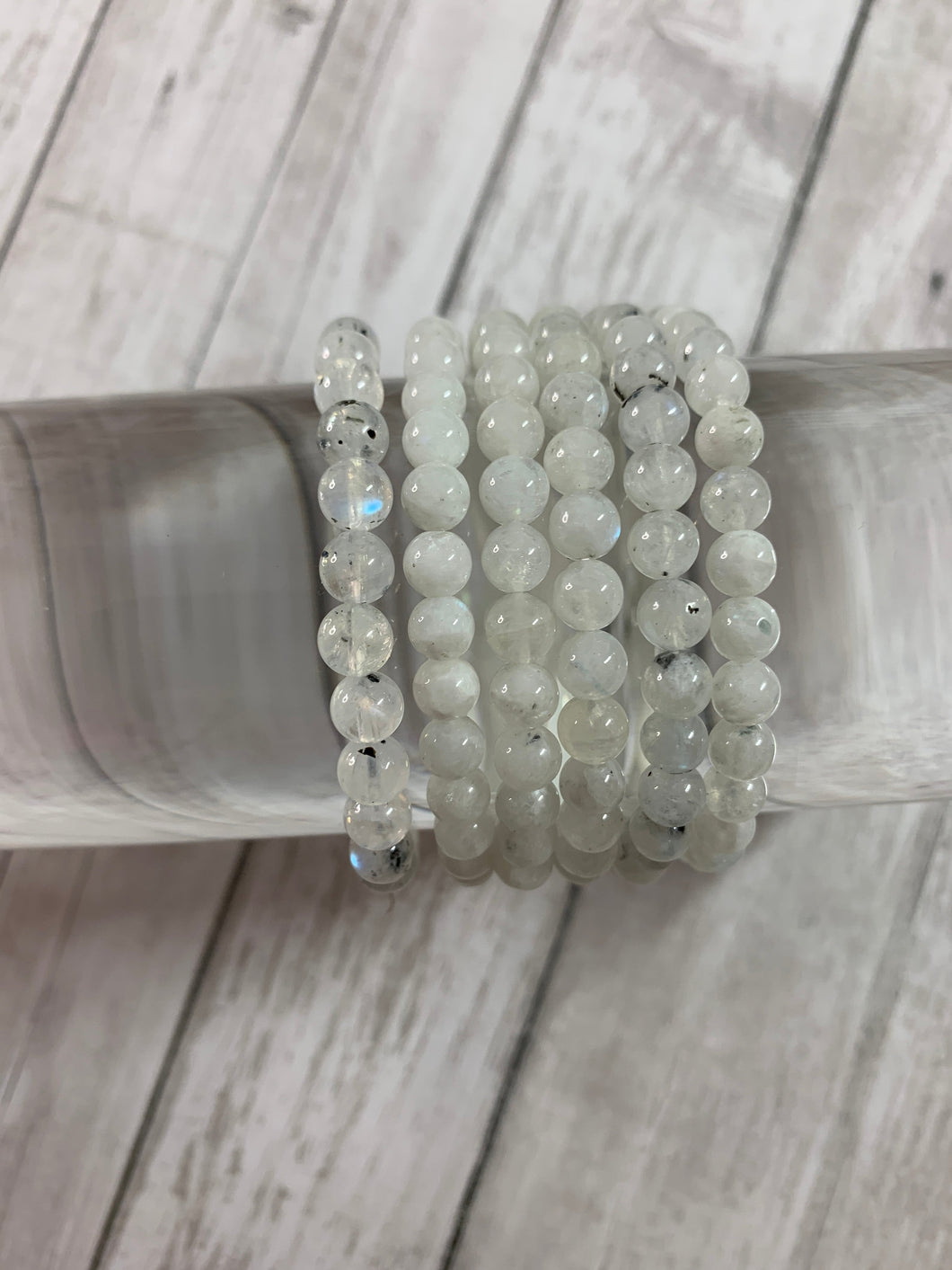 Rainbow Moonstone Bracelet 6-7mm