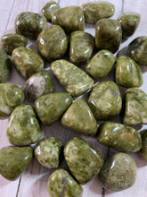 Load image into Gallery viewer, Epidote Tumbled Crystal
