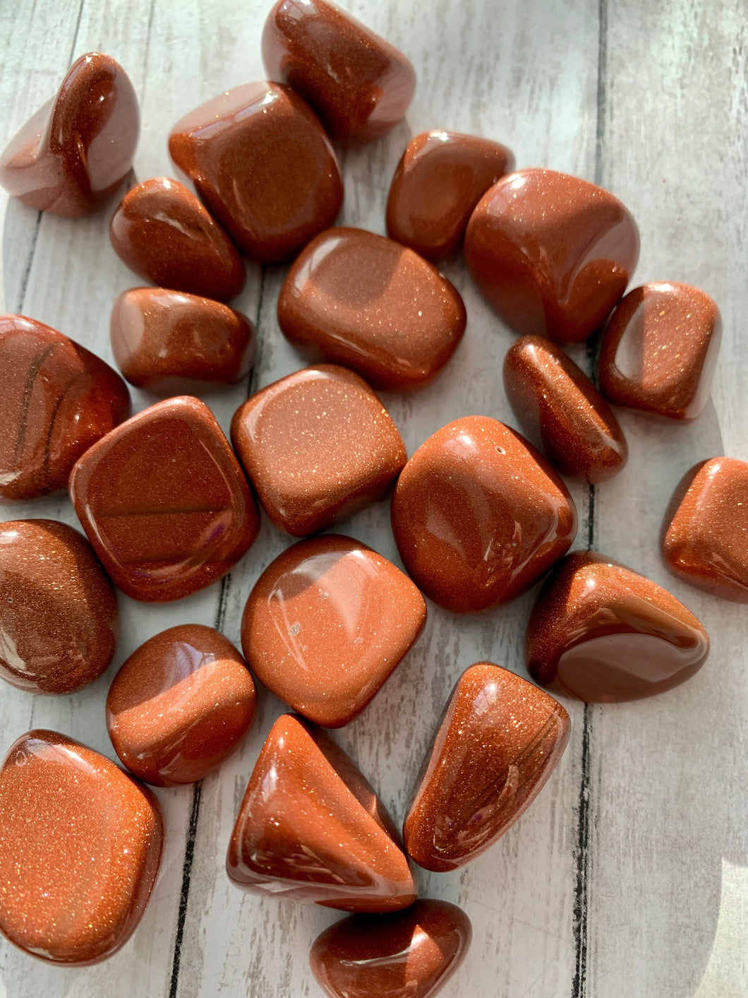 Red Goldstone Tumbled Crystal